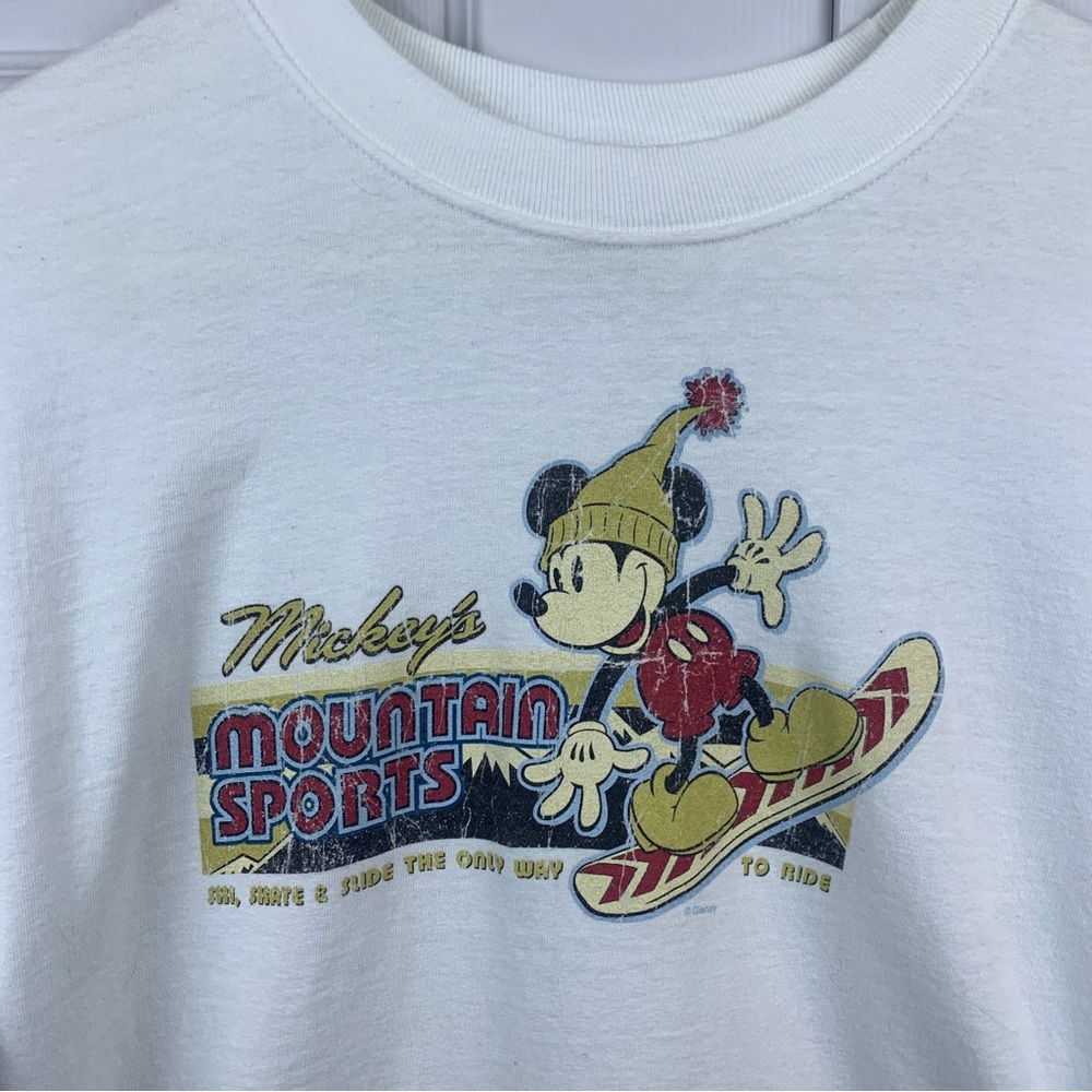 Disney Store Exclusive Mickey Mountain Sports Long Sleeve tee shirt - Picture 3 of 4